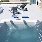 Ultramare Mykonos Beachfront House With 2 Outdoor Tubs *