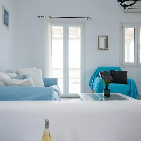 Ultramare Mykonos Beachfront House With 2 Outdoor Tubs * Panormos (Mykonos)