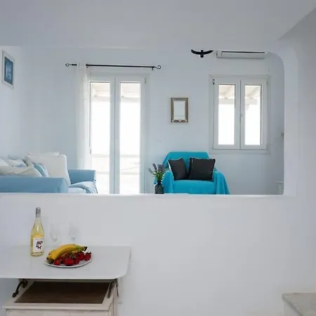 بيت للعطل Ultramare Mykonos Beachfront House With 2 Outdoor Tubs *