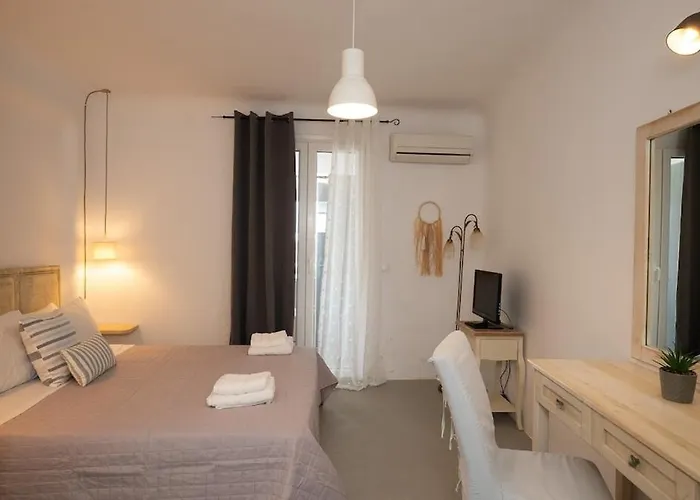 Semesterbostad Ultramare Mykonos Beachfront House With 2 Outdoor Tubs Panormos (Mykonos)