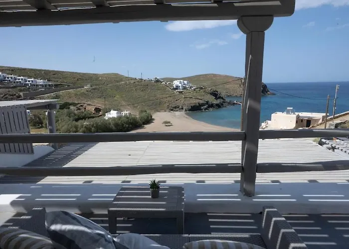 Ultramare Mykonos Beachfront House With 2 Outdoor Tubs Tatil Evi Panormos (Mykonos)