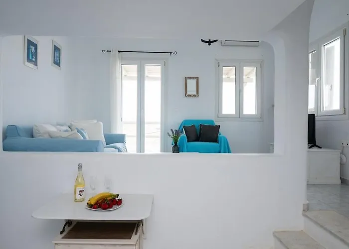 Tatil Evi Ultramare Mykonos Beachfront House With 2 Outdoor Tubs *